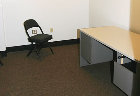 NBA visiting coach's office
