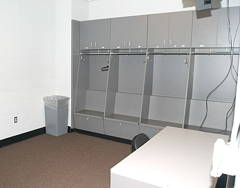 NHL coach's office